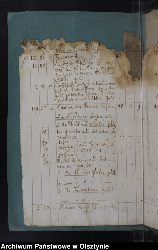 image.from.unit.number "Jahr Kirchen Rechnung der Kirchen zu Kruklanken aller Einnahme und Ausgabe wie auch Bau-Rechnung"