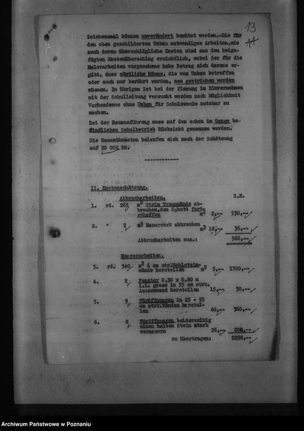 Obraz 17 z jednostki "Buten für die Bauschule, die Meisterschule in Posen, Landwirtschaftsschule in Turek, Textilschule in Litzmannstadt, Schniederinnenschule in Posen"