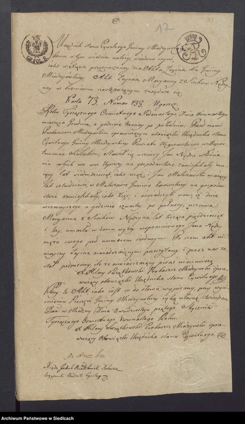 image.from.unit.number "Dowody do akt małżeństw"