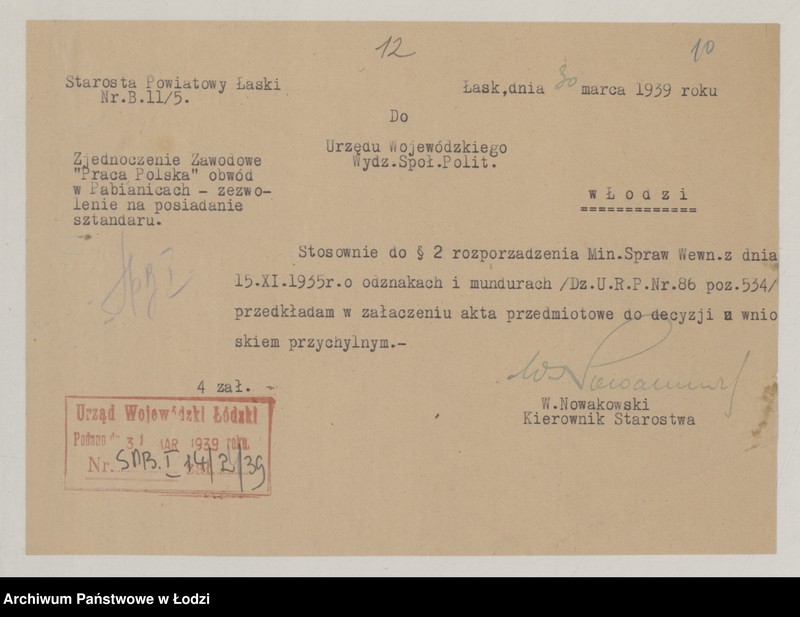 Obraz 14 z jednostki "Sprawy odznak i mundurów"