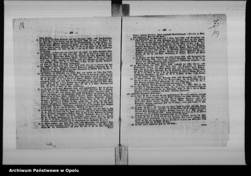 Obraz 14 z jednostki "Acta des Magistrats zu Oppeln betreffend die Anlage einer Bierbrauerei in dem sub No 35 vor dem Oderthore hierselbst belegenen Hause"