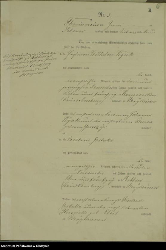 image.from.unit.number "Heiraths-Haupt-Register Nr 42"