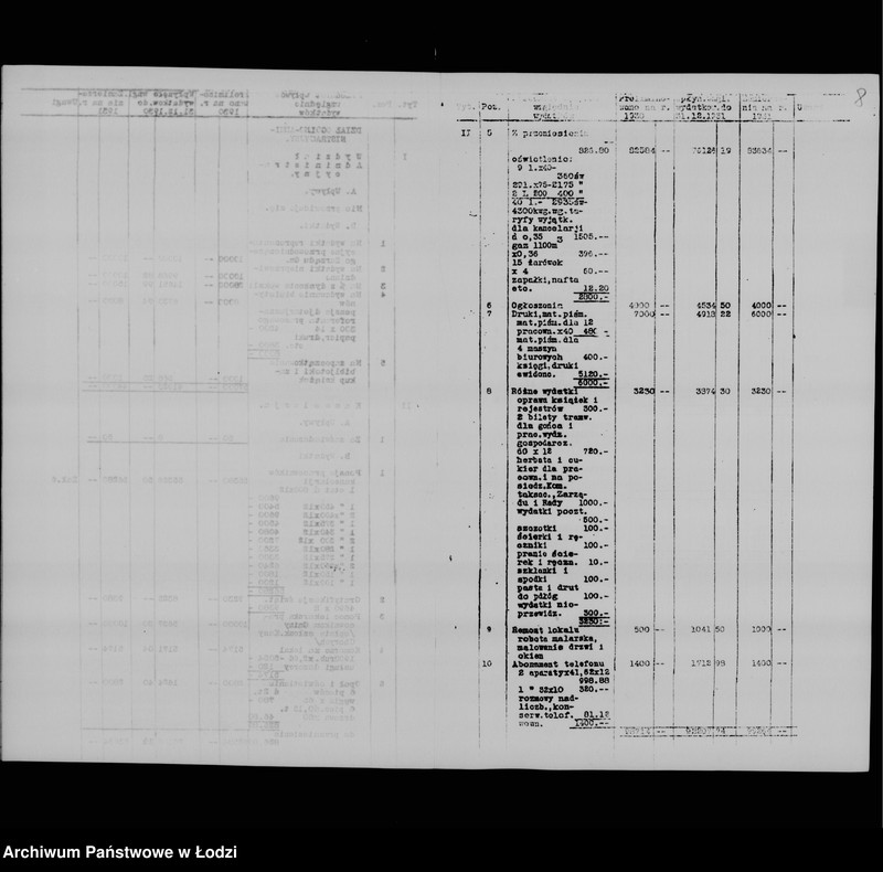 Obraz 11 z jednostki "Zamierzenia skarbowe na rok 1931"