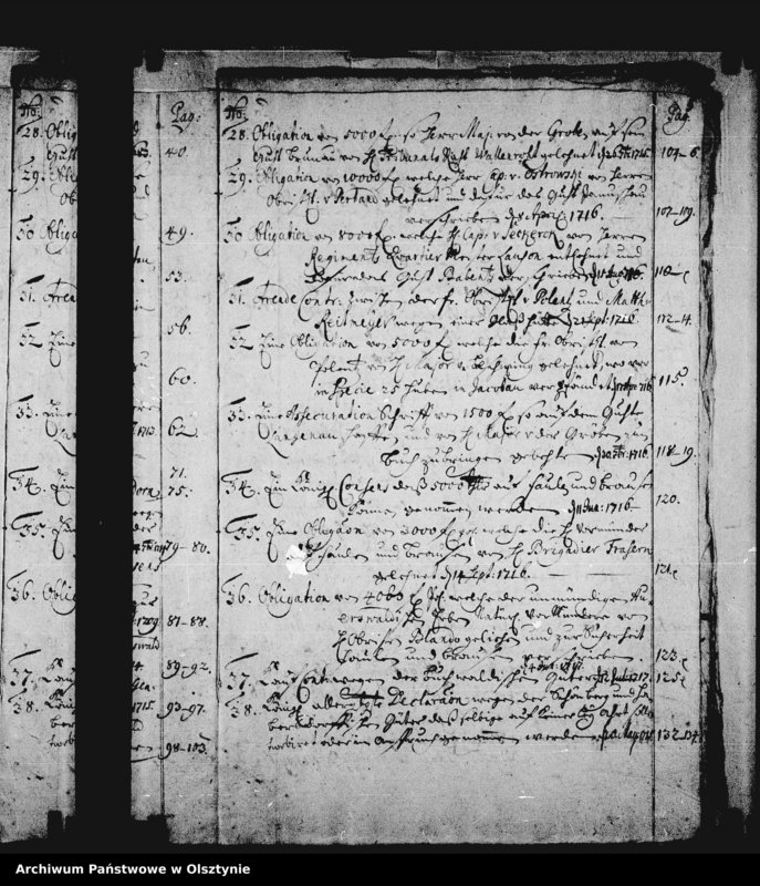 image.from.unit.number "Register über zwei Schönbergische Ambtsbücher von 1693-1671 und Specyfication der im Ambte vorhandenen Acten von 1705-1721 und 9 Rescripta"