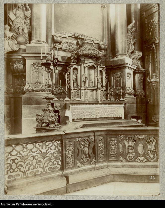 Obraz 7 z kolekcji "Kościół św. Macieja (Matthiaskirche) we Wrocławiu w latach 1890-1930 w zbiorze ikonograficznym Archiwum Państwowego we Wrocławiu111"
