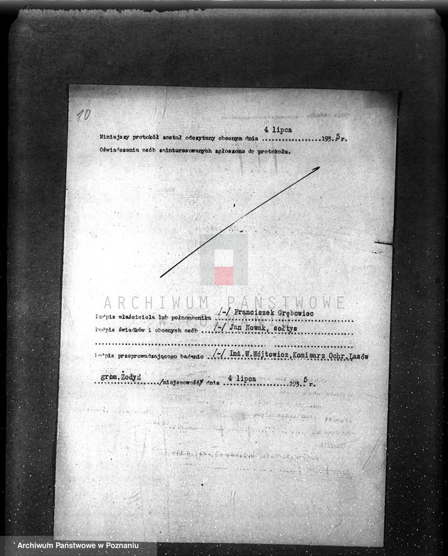 Obraz 15 z jednostki "Kom. Ochrony Lasów /Nadzór nad gospodarką leśną sprawy ogólne/"