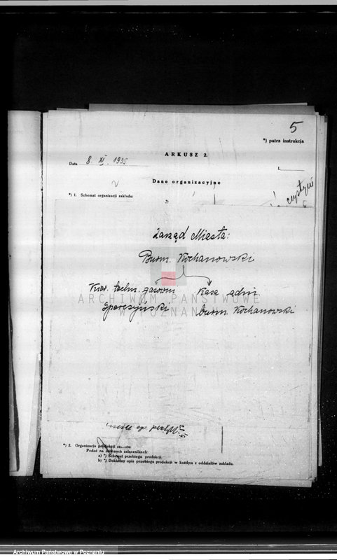 Obraz 10 z jednostki "Kwestionariusz Gazowni Miejskiej w Milosławiu powiat wrzesiński"