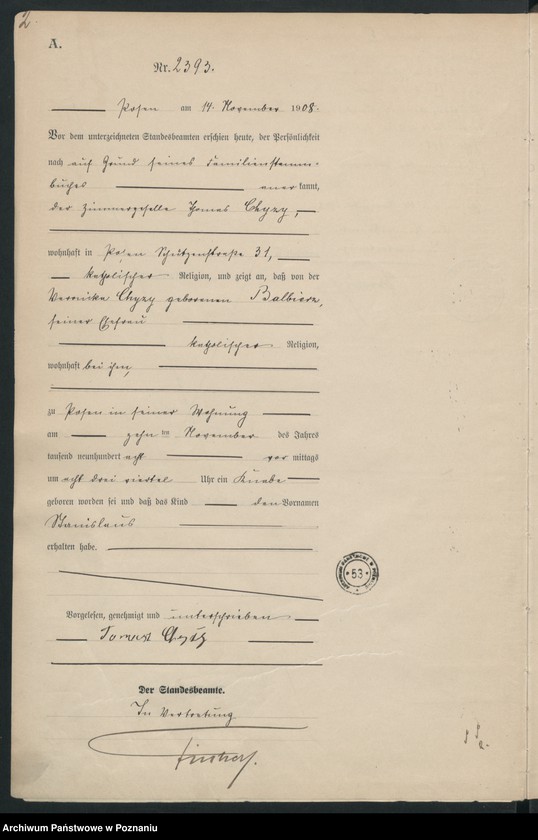 image.from.unit.number "Księga miejscowa urodzeń tom V [Rejestr główny urodzeń]"