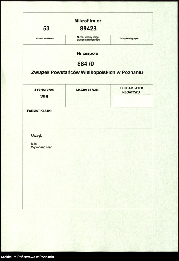 Obraz 2 z jednostki "Ostrzeszów, powiat Kępno - akta koła."