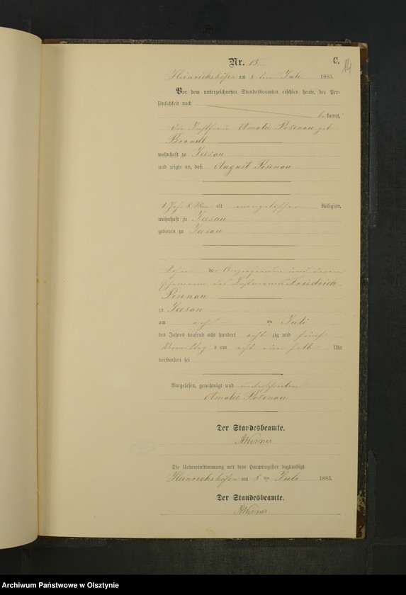 image.from.unit.number "Sterbe-Neben-Register Nr 1 - 28"