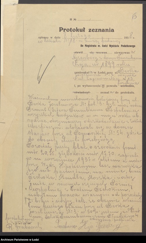 image.from.unit.number "Księga inwentarzowa nieruchomości m. Łodzi ul. Joselewicza"