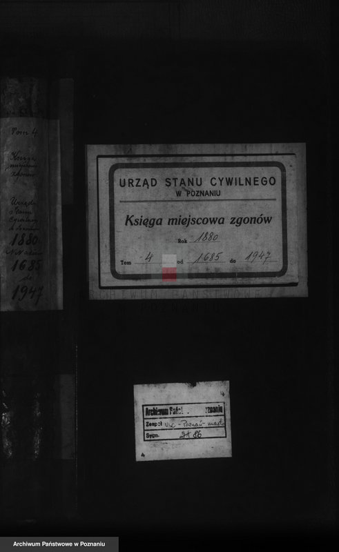 Obraz 1 z jednostki "Księga zgonów t. IV"
