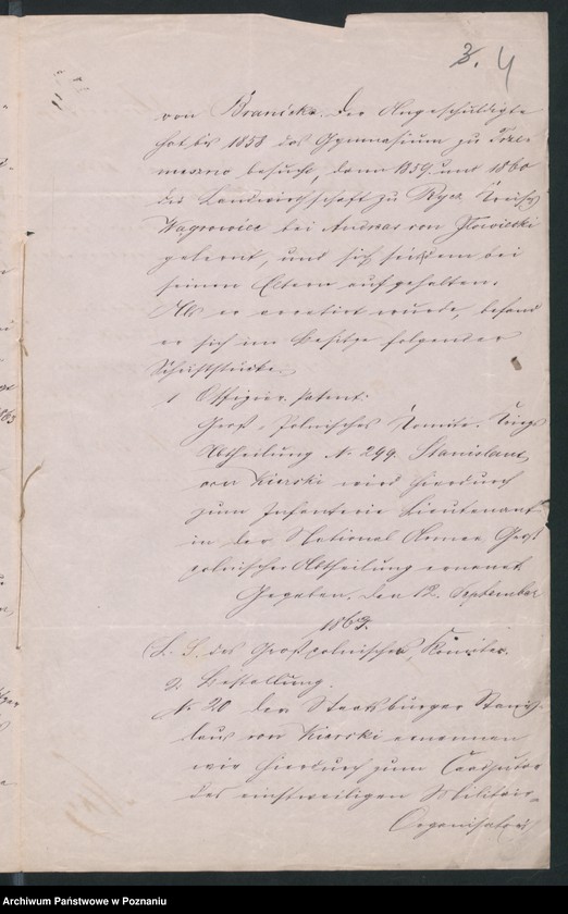 Obraz 7 z jednostki "A. betr. Miecislaus Casimir von Busse"