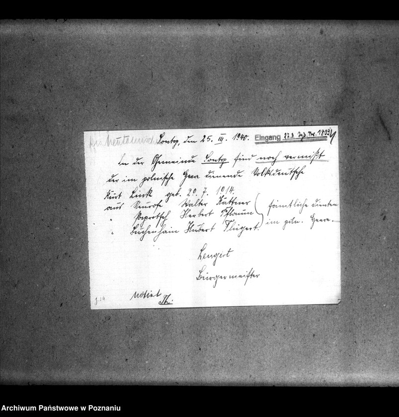 Obraz 8 z jednostki "Amtliche Meldungen Kreis Grätz (Grodzisk)"