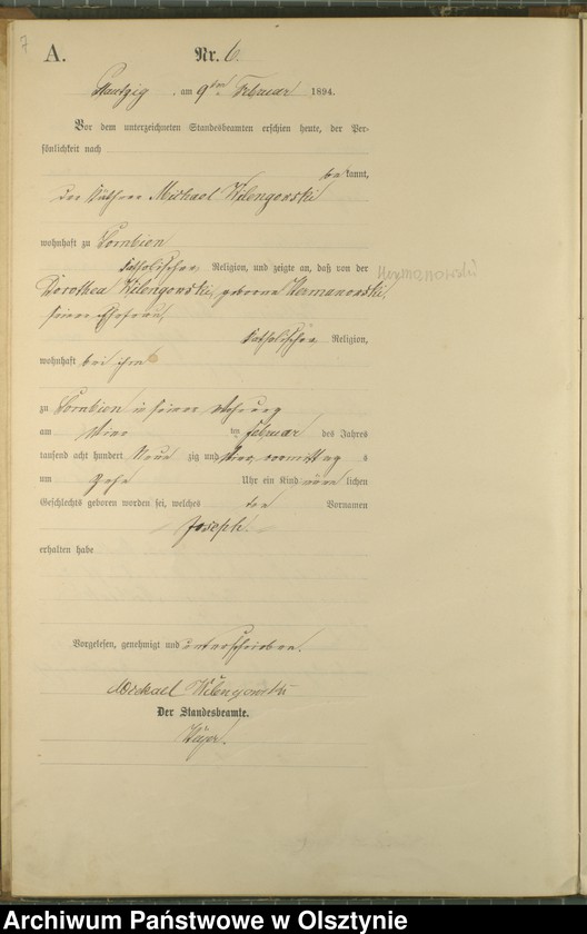 image.from.unit.number "Geburts-Haupt-Regitsre Nr 1 - 50"