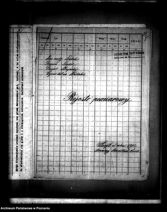 Obraz 9 z jednostki "Projekt podziału wspólnego lasu osady Lądek w związku z pracami scaleniowymi wsi"