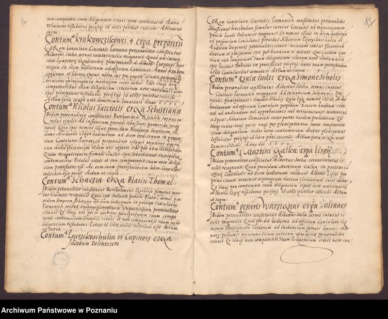 Obraz 12 z jednostki "Liber contumaciarum"