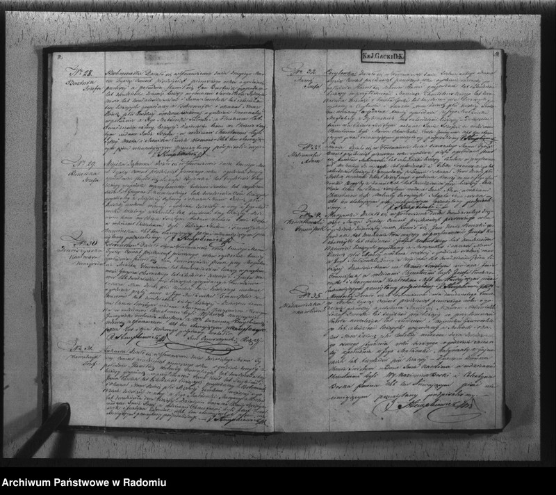 image.from.unit.number "Duplikat akt urodzonych, zaślubionych i zmarłych z parafii Głowaczów na rok 1851"