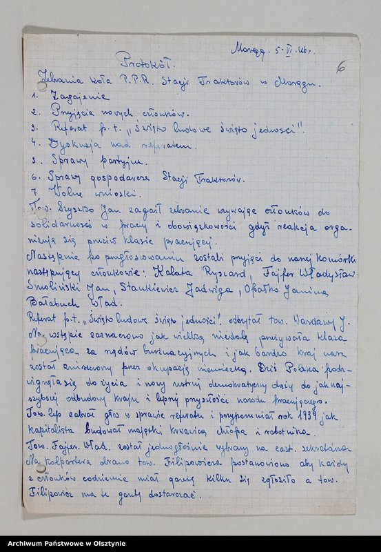 image.from.unit.number "Materiały sprawozdawcze Kół miejskich miasta Morąga: kolonia Bolesławów, kolonia Józefów, kolonia Robotnicza, kolonia Warszawska, kolonia "Za cmentarzem", koła uliczne nr 1, 2, 3, 4"