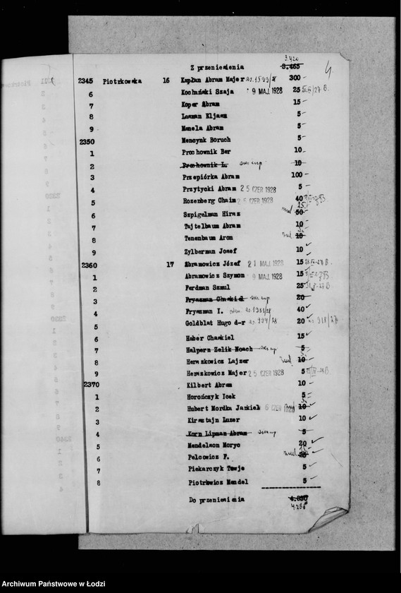 Obraz 7 z jednostki "Rejestr poborczy"