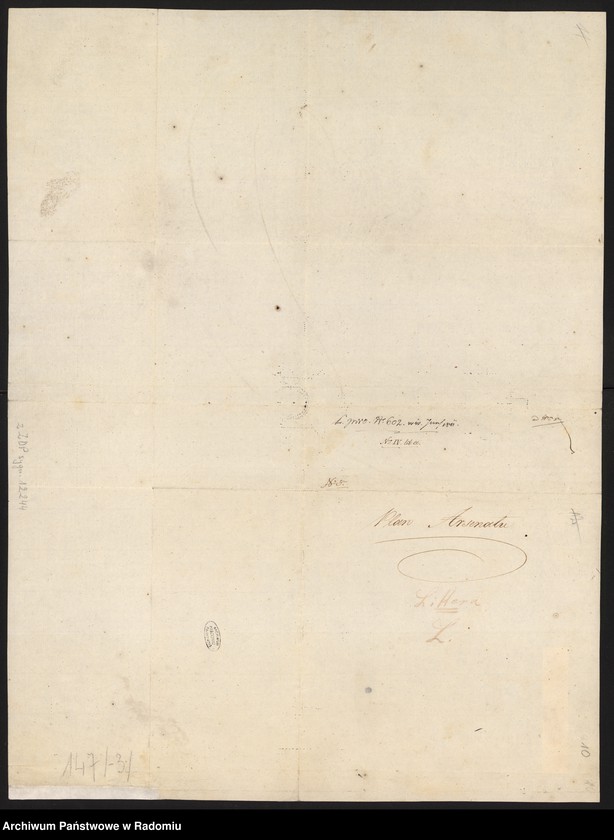 image.from.unit.number "[12 rysunków zabudowań ordynackich w Zamościu i Janowicach - dowody do zakończonego 6 CI 1817 r. protokołu likwidacyjnego Kommissyi dla Oszacowania Szkód Zamościa, dołączone przez pełnomocnika Ordynata w związku z zajęciem miasta Zamościa na twierdzę]"