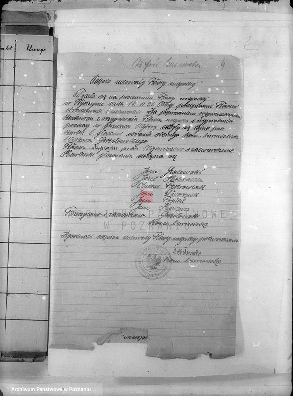 Obraz 8 z jednostki "Członkowie magistratu miasta Rydzyny"