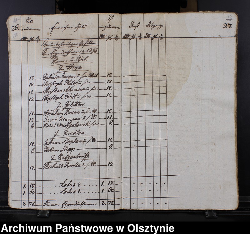 image.from.unit.number "Jahr Kirchen Rechnung aller Einnahme und Ausgabe, wie auch Bau-Rechnung"