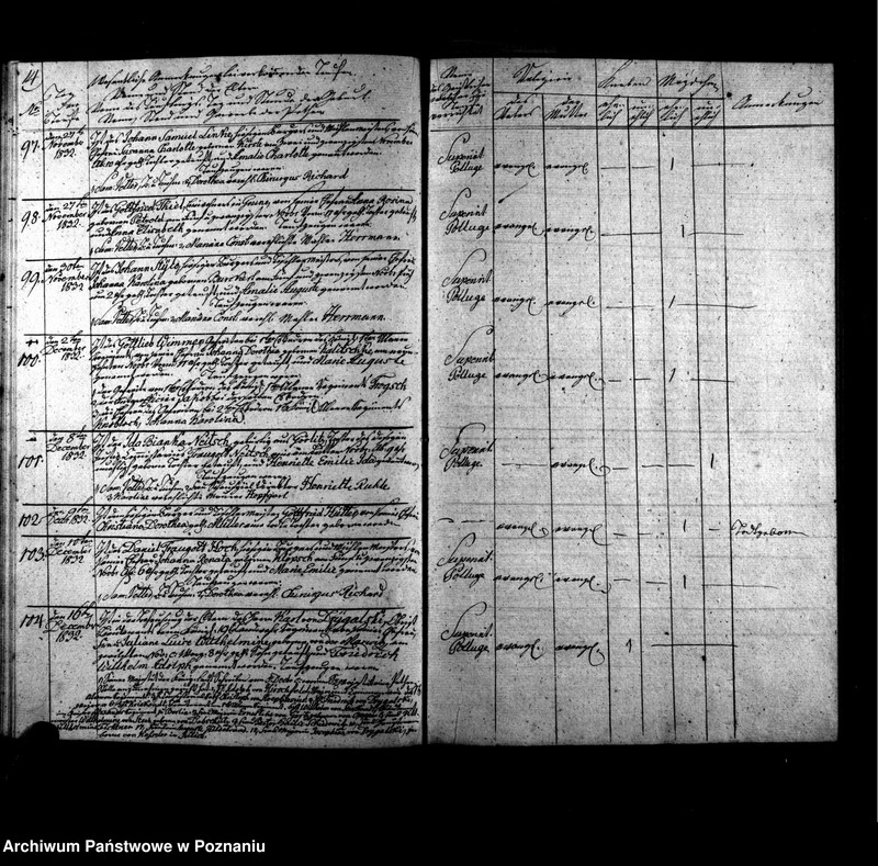 Obraz 17 z jednostki "Verzeichnis der Taufen, Begräbnisse u. Traungen"