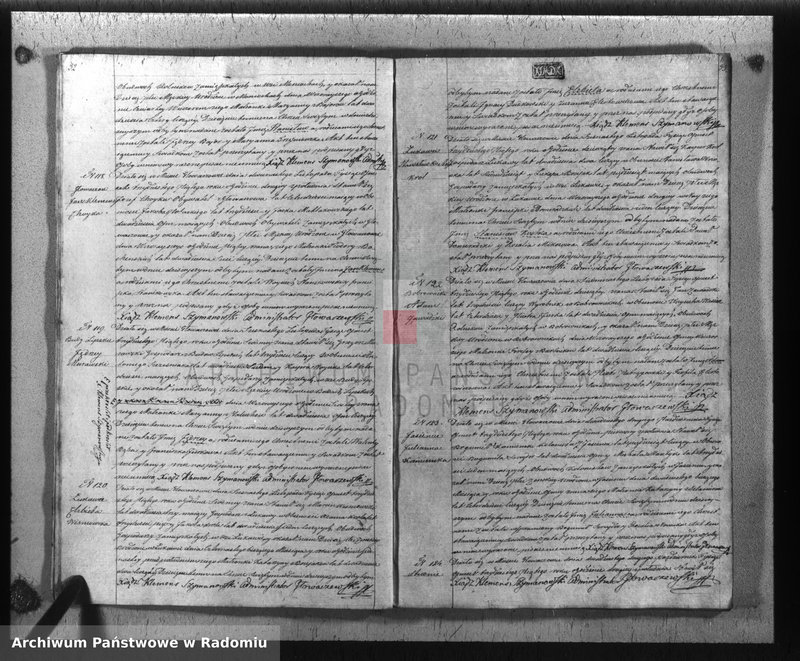 image.from.unit.number "Księga duplikatu aktów religijno-cywilnych parafii Głowaczewskiey na rok 1835"