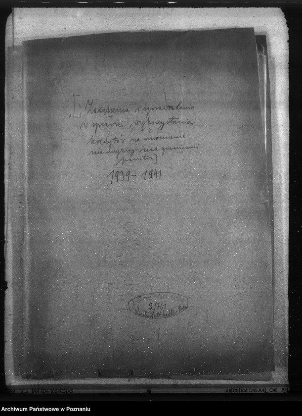 Obraz 4 z jednostki "Zarządzenia i sprawozdania w sprawie wykorzystania kredytów na umocnienie niemczyzny nad granicami państwa"