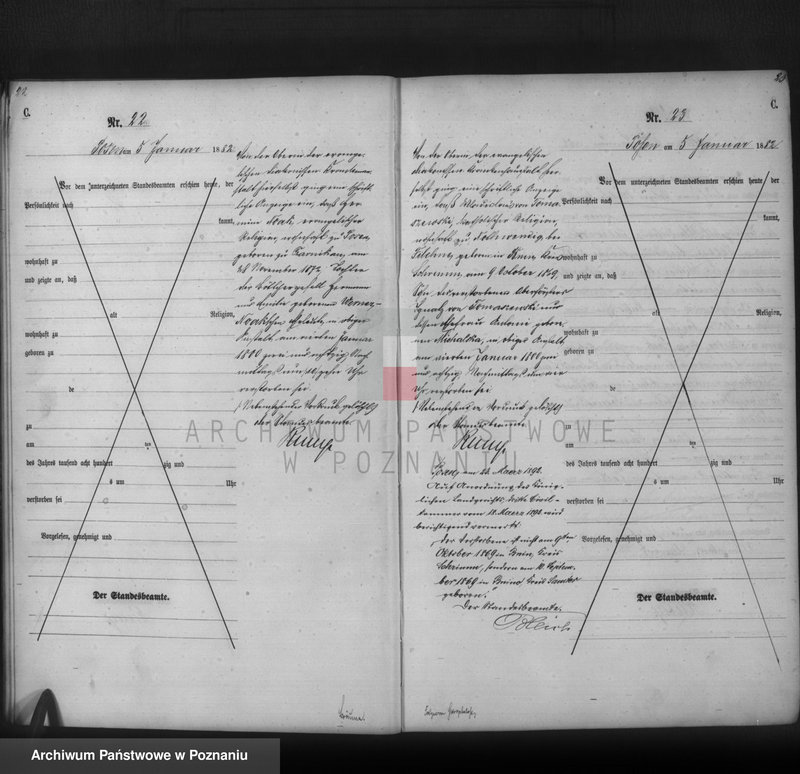 Obraz 13 z jednostki "Księga zgonów t. I"