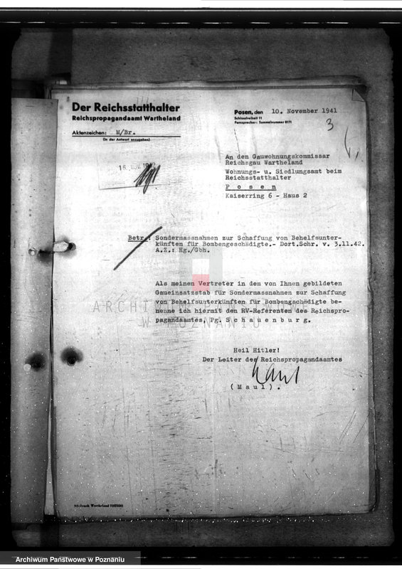 Obraz 7 z jednostki "Sondermassnahmen zur Schaffung von Behelfsunterkünften für Bombenbeschädigte"