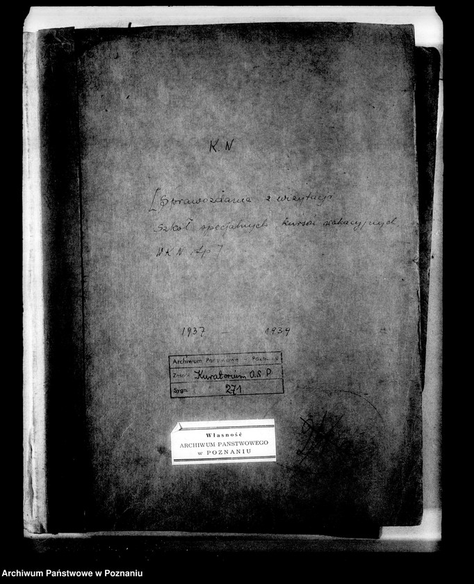 Obraz 4 z jednostki "[Sprawozdania z wizytacji szkół specjalnych, kursów wakacyjnych WKN i tym podobne]"