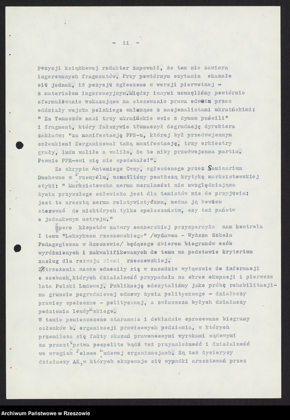 image.from.collection.number "Wojewódzki Urząd Kontroli Prasy, Publikacji i Widowisk w Rzeszowie111"