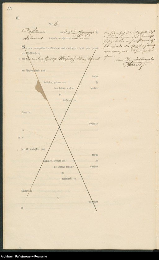 Obraz 14 z jednostki "Heiraths-Haupt-Register"