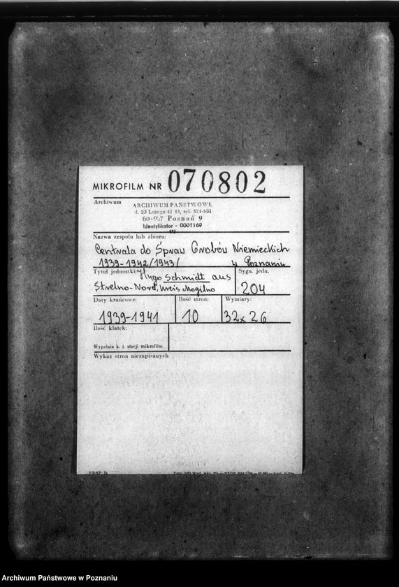 Obraz 2 z jednostki "Hugo Schmidt aus Strelno - Nord, Kreis Mogilno"