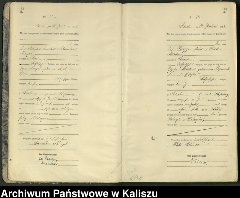 Obraz 15 z jednostki "[Księga urodzeń]"
