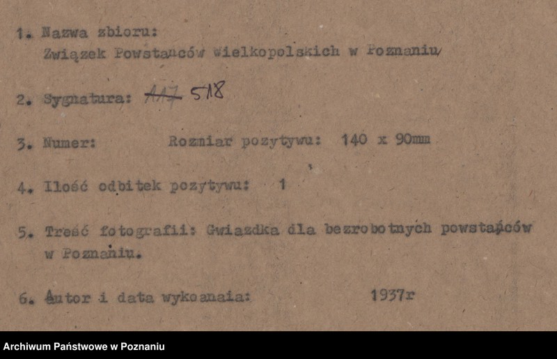 Obraz 4 z jednostki "Boże Narodzenie dla bezrobotnych powstańców w Poznaniu."