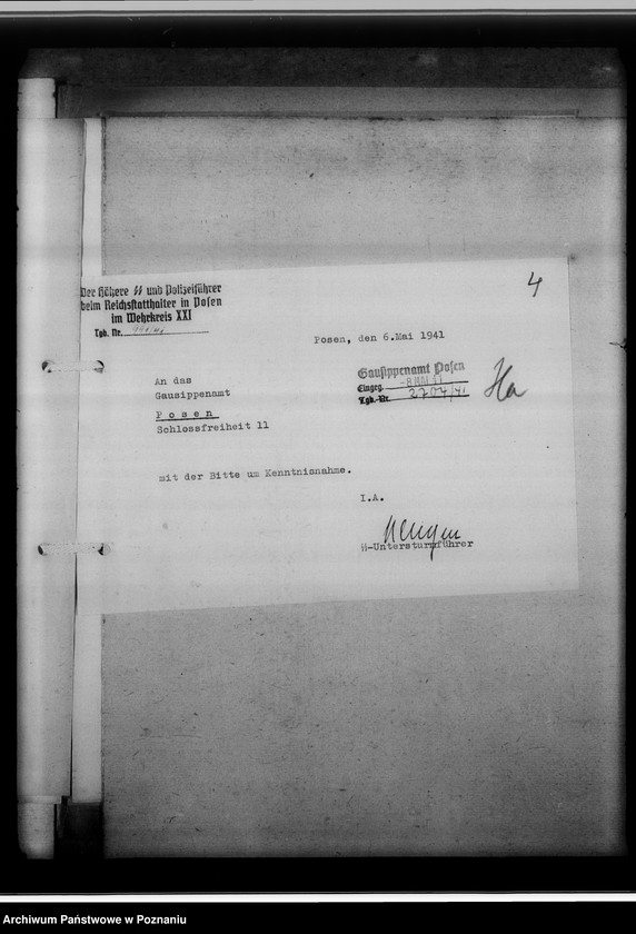 Obraz 8 z jednostki "Kirchenbücher der Umsiedler [korespondencja]"