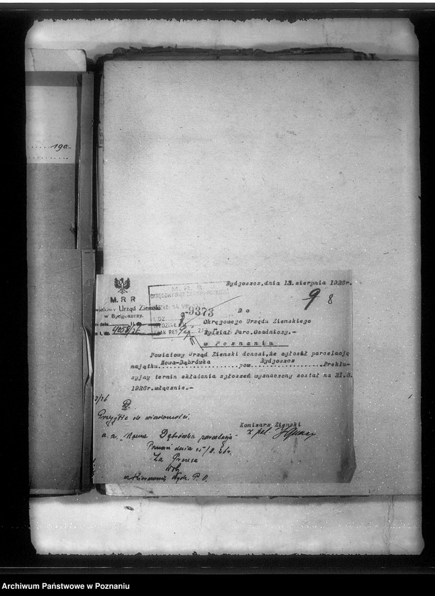 Obraz 12 z jednostki "Parcelacja majątku Dąbrówka Nowa powiat bydgoski"