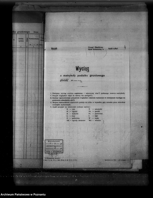 Obraz 8 z jednostki "Zestawienie parcel katastralnych i powierzchni nowego pomiaru"