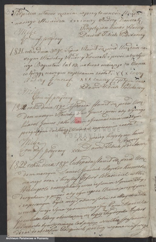 image.from.unit.number "Księga zgromadzenia kunsztu młynarskiego w mieście Władysławowie tycząca się zapisania uczniów ..."