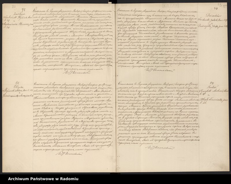 image.from.unit.number "[Duplikat akt zaślubionych i zmarłych parafii Radom za 1904 r.]"