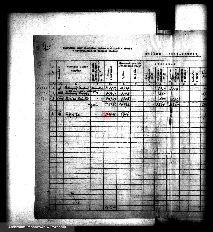 Obraz 11 z jednostki "Operat szacunkowy majątku Bądecz powiatu wrzesińskiego"