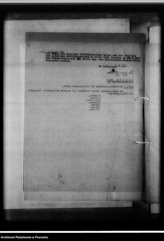 Obraz 17 z jednostki "Militärkirchenbücher [sprawy związane z poszukiwaniem i przejęciem ksiąg kościelnych w garnizonowych kościołach]"