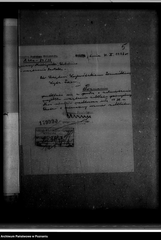 Obraz 10 z jednostki "Zatwierdzenie zakładu przemysłowego tartaku/ Zarząd Dóbr Ign. Mielżyńskiego w Chobienicach powiat wolsztyński"