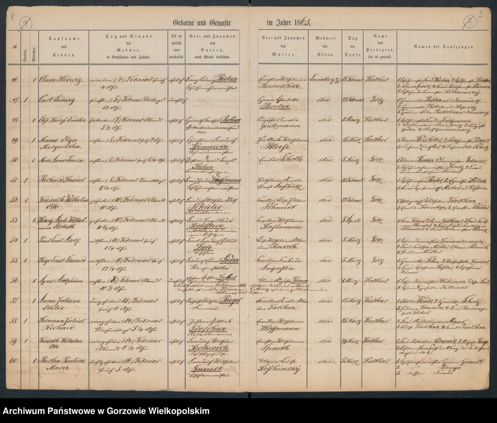 image.from.unit.number "Duplikate der Hauptkirche Landsberg an der Warthe (zawiera także księgi zgonów Konkordien Kirche mit der reformirten und Militair Gemeinde z 1863 r.)"