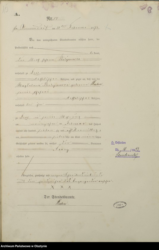 image.from.unit.number "Geburts-Haupt-Register Nr 1 - 132"