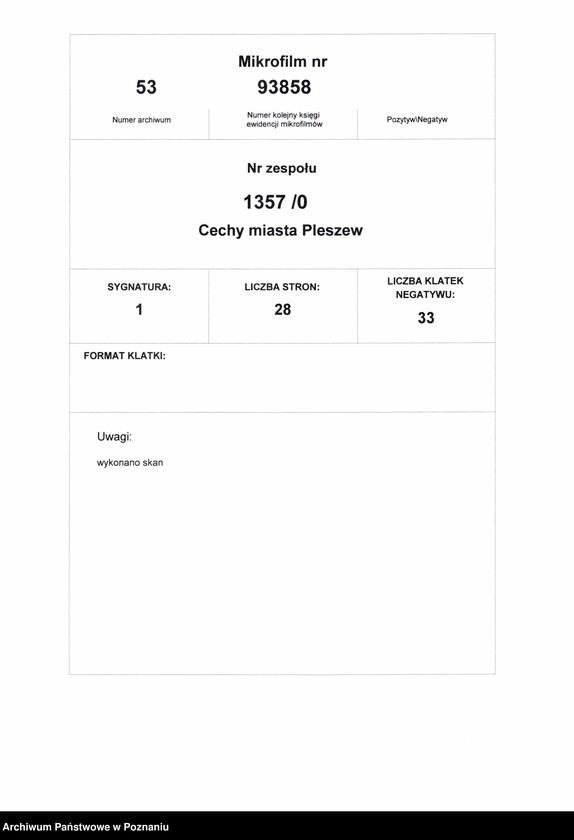 image.from.unit.number "Statut der Schmiede - Schlosser und Nagelschmiede-Innung zu Pleschen."