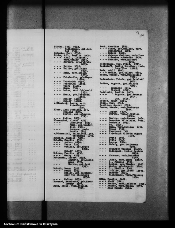 image.from.unit.number "Alphabetisches Namensverzeichnis der in Königsberg Begrabenen /do powyżej wym. 2 t. Grabbücher z 1933/"
